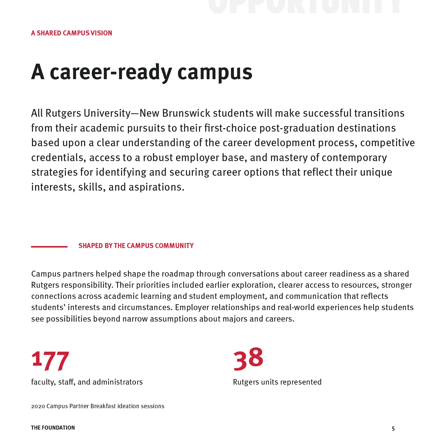 Page 5: A career-ready campus